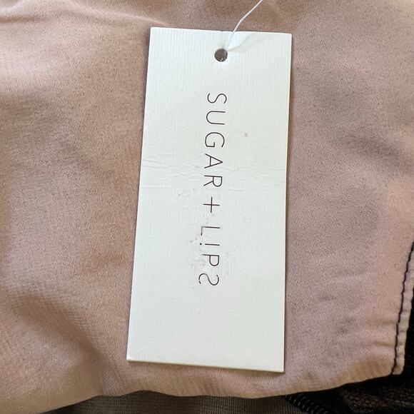 Sugar + Lips Black Sheer Lace Dress with Sheer Cut-Outs & Embroidery XS NWT - Picture 13 of 16